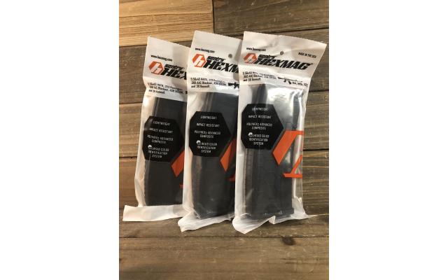 Hexmags - 3 30-round 5.56 Mags - New