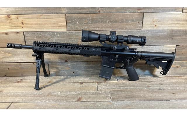 Smith & Wesson M&P-15 16" .300BLK w/ Burris MTAC 1.5x-6x Scope & Bi-Pod, no box - Pre-Ow