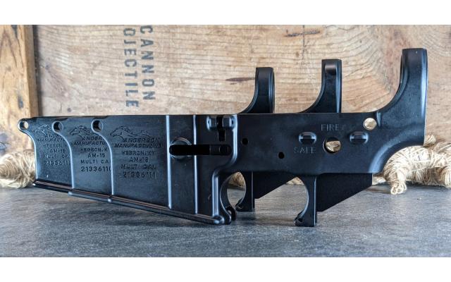 Three New Stripped Anderson AM-15 Lower Receivers with Seq. Serial Numbers