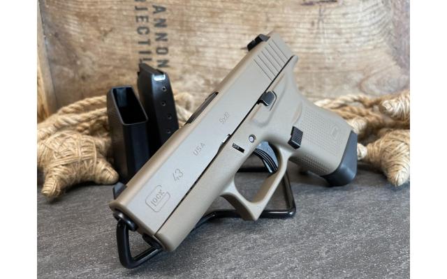Glock 43 3.39" 9mm FDE - NEW