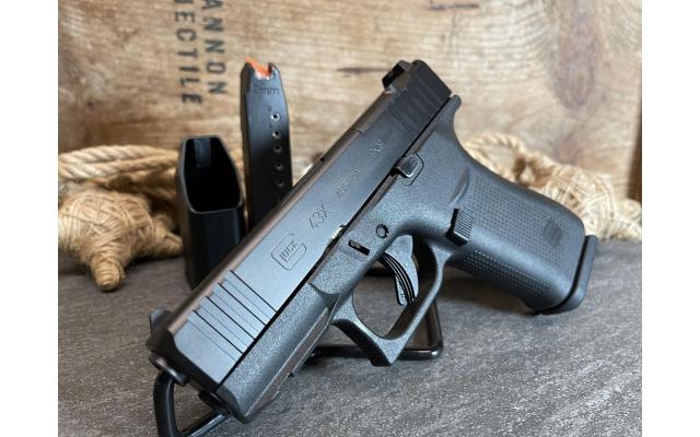 Glock 43X 3.39" 9mm, in original case - Pre-Owned