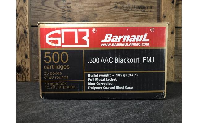 500 Rounds Barnaul 300Blackout Ammunition