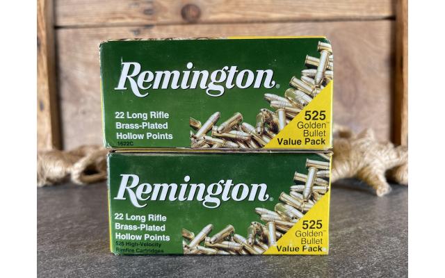 1050 Rounds Remington Golden Bullet 36gr .22LR
