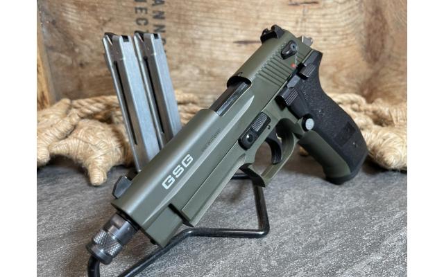 GSG Firefly 5" .22LR Green, in original case - Pre-Owned