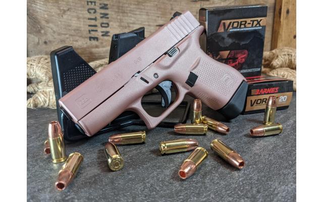 New Glock 43 Rose Gold 9mm W/ 40Rds of Defense Ammunition