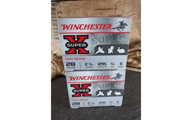 50 Rounds of Winchester Super X 28Gauge Ammunition