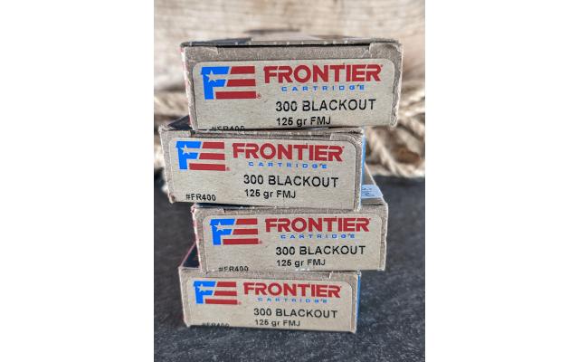 80 Rounds of Hornady Frontier 125Gr .300Blackout Ammo