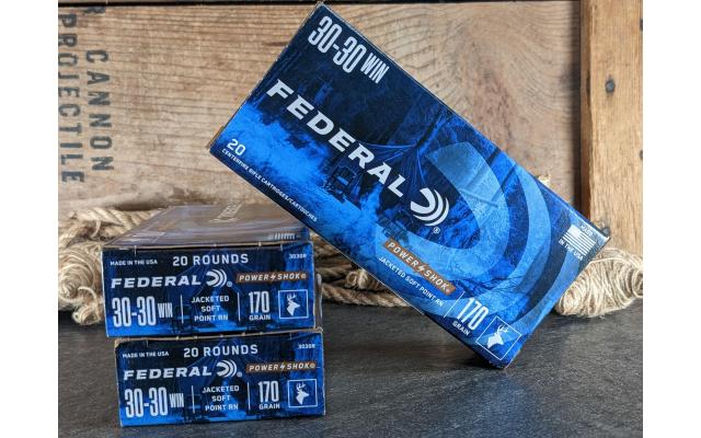 60 Rounds of Federal 170Gr 30-30Winchester Ammo