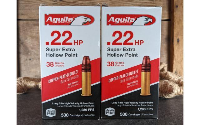 1,000 Rounds of Aguila .22LR Hollow Point Ammo