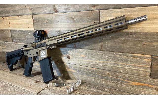 Great Lakes 16" .223Wylde, Burnt Bronze w/ Vortex Viper 1x24mm 6 MOA Red Dot Sight - NEW!