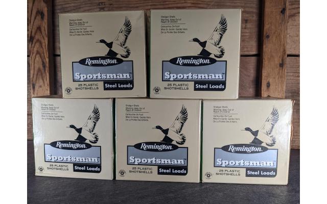 120 rounds of Remington #4 Shot 3" 12Ga Ammo