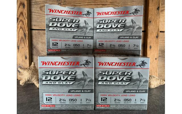 150 Rounds of Winchester Super Dove and Clay 12ga