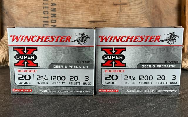 50 Rounds of Winchester 20ga Buckshot