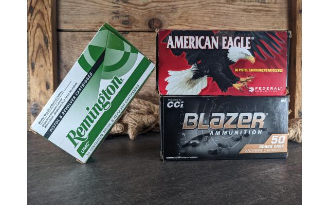 150 Rounds of .380ACP 95Grain Target Ammunition