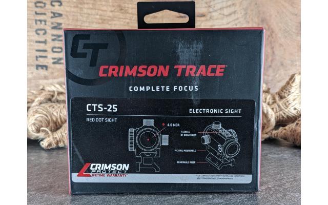 New Crimson Trace CTS-25 Red Dot Sight