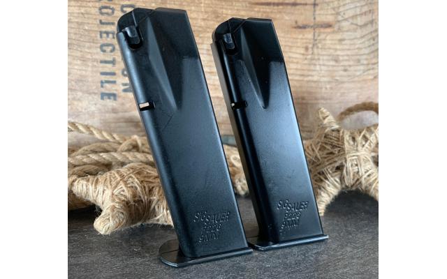 2 Sig Sauer P226 15 Round Magazines