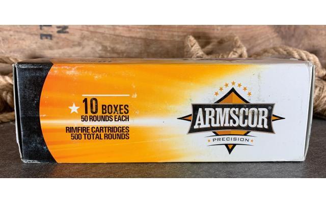 500 Rounds of Armscor .22lr Hollow Points