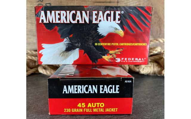 100 Rounds of Federal .45acp Target Ammunition