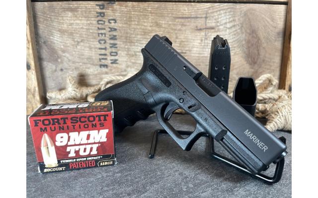 Glock 19 Gen 3 FS Mariner 4" 9mm w/ Fort Scott 9mm 20rd Ammo - NEW