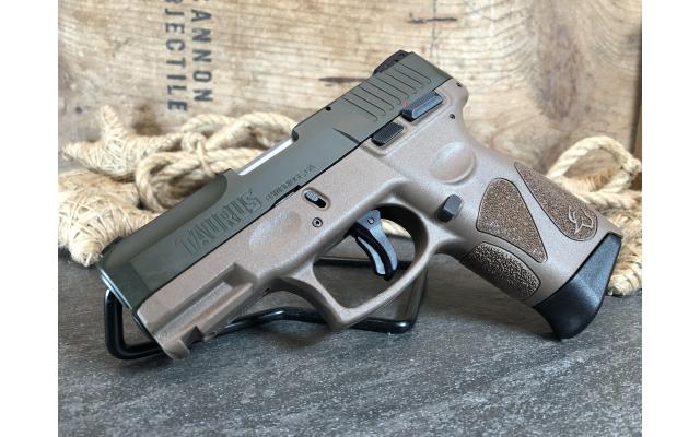 New Taurus G2C 9mm in Brown/OD Green