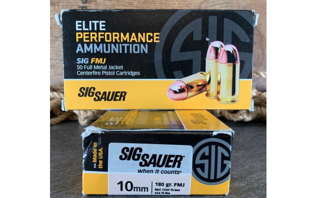 100 Rounds of Sig Sauer 10mm Target Ammunition