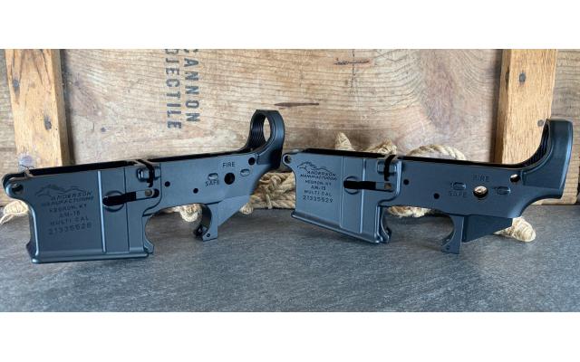 Pair of Consecutively Serialized Anderson AM15 Lower Receivers