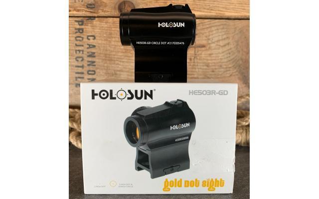 New Holosun HE503R-GD Gold Dot Sight