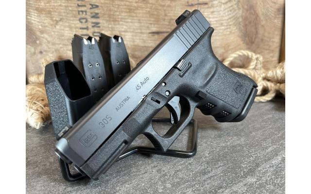 Glock 30S 3.78" .45ACP, in original case