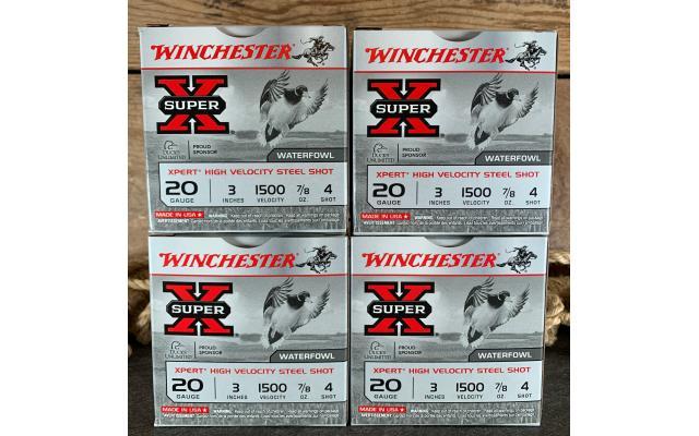 100 Rounds of Winchester Steel Shot 20ga