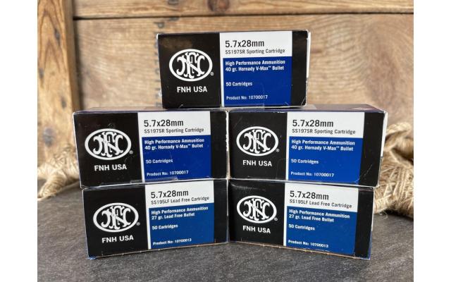 250 Rounds FNH Sporting 40gr 5.7x28mm