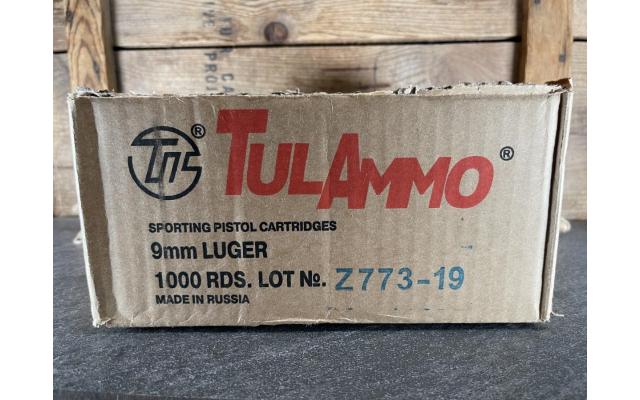 950 Rounds Tulammo FMJ 115gr 9mm
