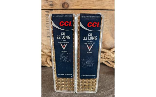 200 Rounds of CCI .22LR Sub-Sonic Ammunition