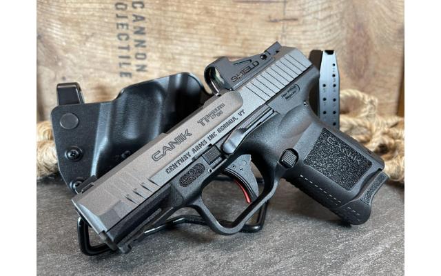 Canik TP9 Elite SC 3.6" 9mm w/ Shield SMS2 Red Dot, in original case - Pre-Owned