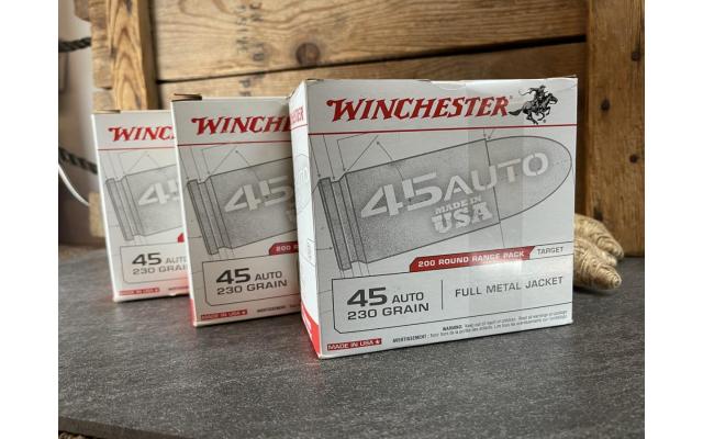 600 Rounds Winchester 230 Grain .45ACP