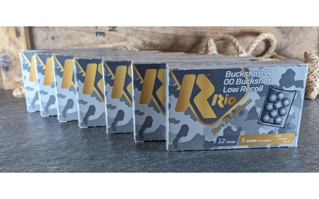 35 Rounds of RIO #4 Buckshot 2-3/4" 12Gauge Ammo
