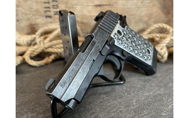 Sig Sauer P938 We The People 3" 9mm, in original case - Pre-Owned