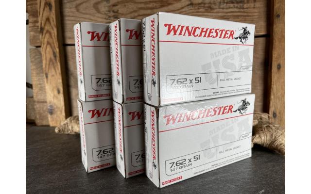120 Rounds Winchester 147 Grain .308WIN / 7.62x51mm