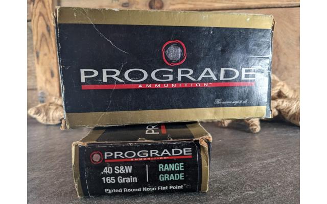 78 Rounds of Prograde 165Grain .40S&W Ammunition