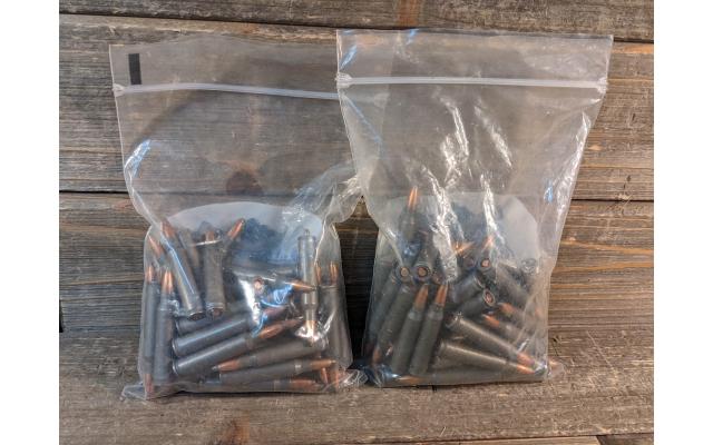 108 Loose Rounds of Steel Cased .223Remington Ammo