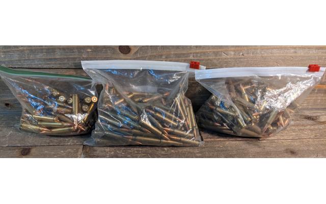 342 Rounds of Loose brass cased .223Remington Ammo