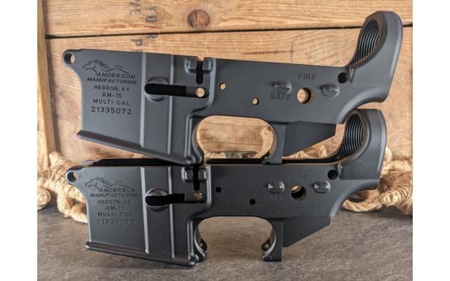 Two New Sequentially Serialized Anderson AM-15 Stripped Lowers