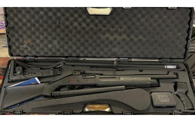 Black Aces Pro X Semi-Auto 12 Gauge, in case - Pre-Owned