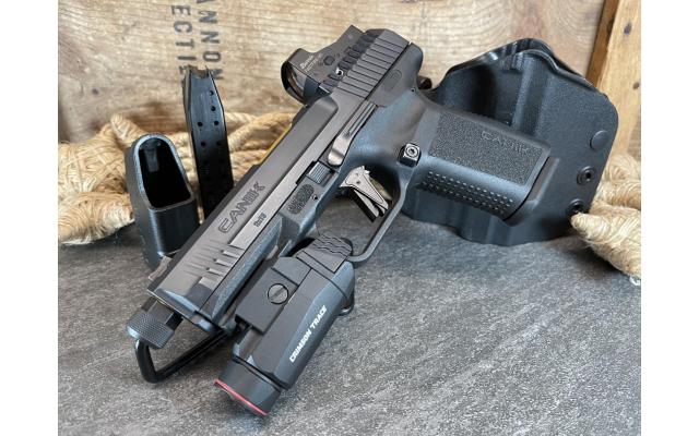 Canik TP9 Elite Combat Executive  4.73" 9mm w/ Burris Fastfire M3 Optic, in original case - Pre-Owne