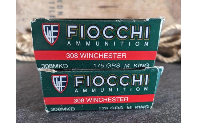40 Rounds of Fiocchi 175Grain .308Winchester Ammo
