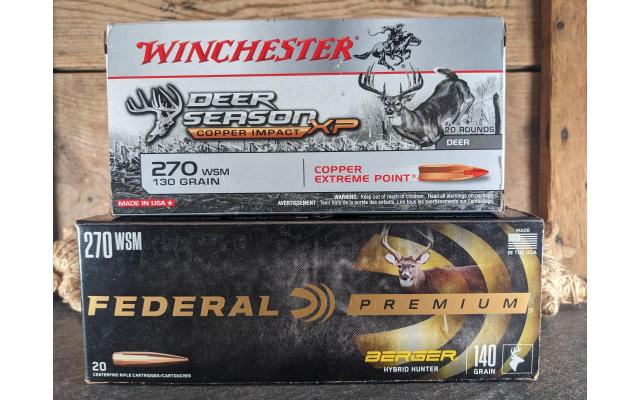 40 Rounds of .270WSM Ammo