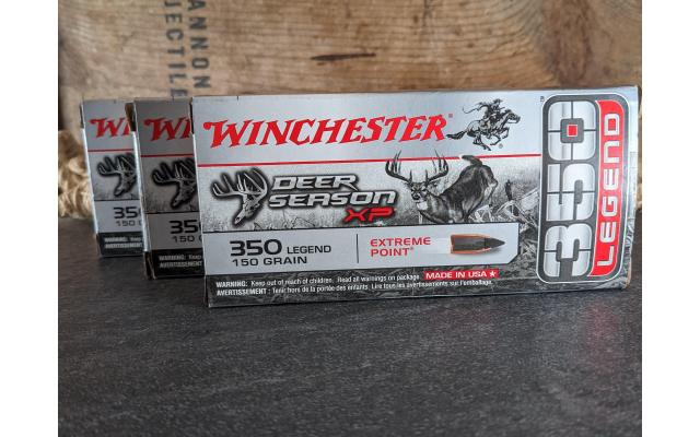 60 Rounds of Winchester 350Legend Deer Season XP Ammo