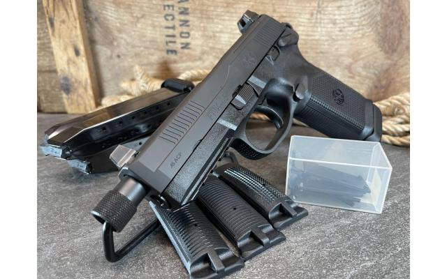 FN America FNX-45 5.3" .45ACP w/ Branded Range Bag & More! - Pre-Owned