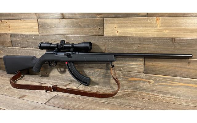 Savage A17 22" .17HMR w/ Swiss Arms 4x40 Scope, no box - Pre-Owned