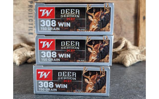 60 Rounds of Winchester Deer Season XP .308Winchester