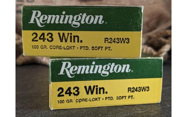 40 Rounds of Remington 100Gr 243Winchester Ammo
